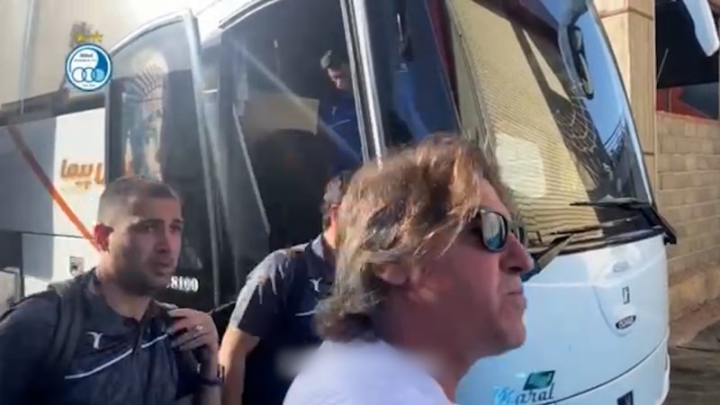 ورود استقلال به ورزشگاه پیش از دیدار با مس رفسنجان