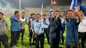 جشن صعود خوزستانی‌ها در ورزشگاه غدیر اهواز