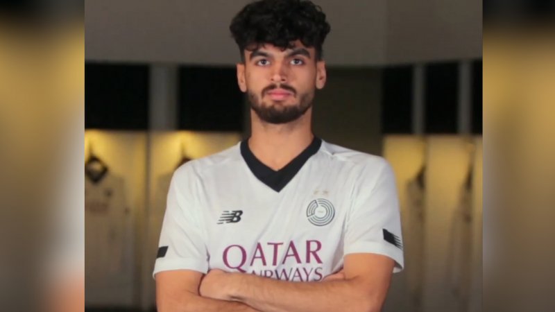 ویدیوی معارفه امین حزباوی با لباس السد قطر