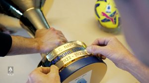 حکاکی نام ناپولی بر روی جام قهرمانی سری آ