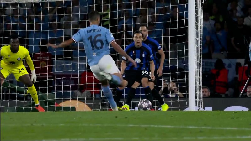 شوت زیبای رودری؛ گل اول منچسترسیتی به اینتر