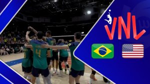 خلاصه والیبال آمریکا 1 - برزیل 3