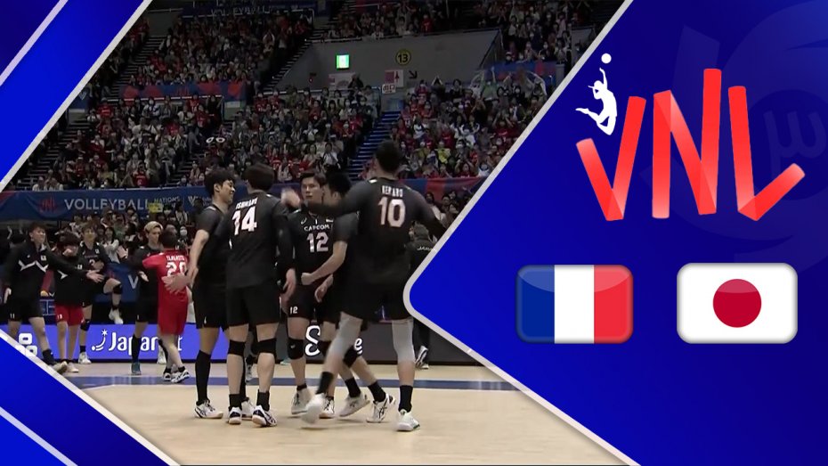 خلاصه والیبال ژاپن 3 - فرانسه 1