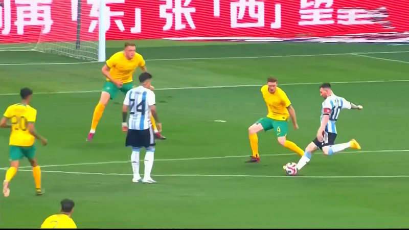 سوپرگل مسی؛ گل اول آرژانتین به استرالیا