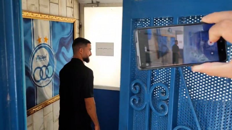 حضور مهرداد محمدی در باشگاه استقلال