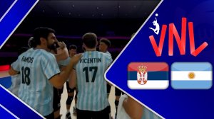 خلاصه والیبال آرژانتین 3 - صربستان 1