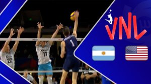 خلاصه والیبال آمریکا 2 - آرژانتین 3
