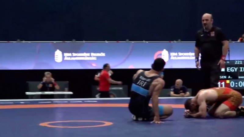 شکست بخشی مقابل حریفی از مصر در وزن 70 KG