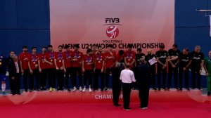 اهدای جام قهرمانی جهان به تیم ملی والیبال جوانان ایران