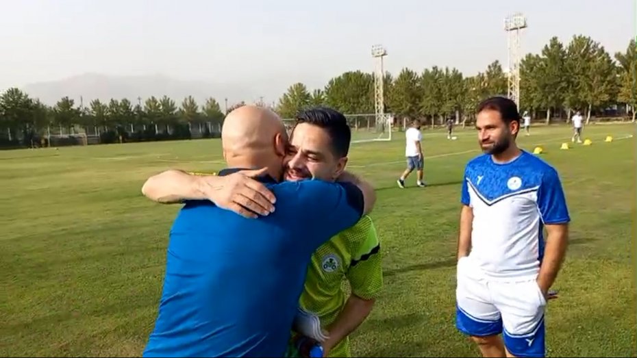 دیدار گرم منصوریان با کمال کامیابی‌نیا