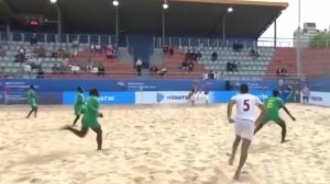 پیروزی تیم ملی فوتبال ساحلی ایران مقابل سنگال 