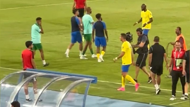 حرکت عجیب رونالدو پس از تساوی برابر الشباب