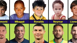 چهره ستارگان فوتبال در زمان کودکی