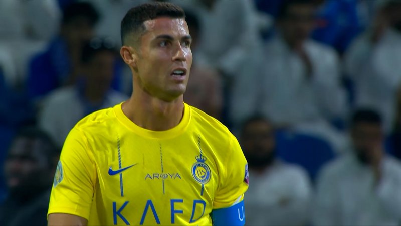 شادی به سبک رونالدو مقابل چشمان رونالدو!