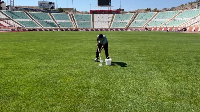 اختصاصی - چمن استادیوم‌ تبریز تقدیم به یحیی و خمس