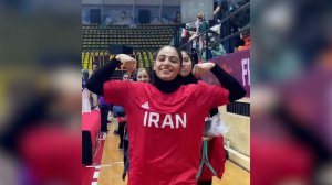 شادی دختران بسکتبال ایران بعد از پیروزی برابر مغولستان