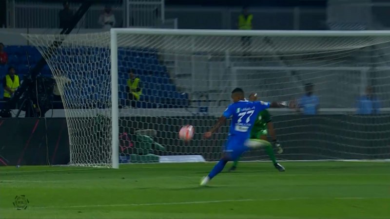 هتریک مالکوم، گل سوم الهلال به ابها
