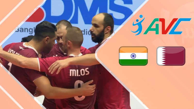 خلاصه والیبال قطر 3 - هند 0