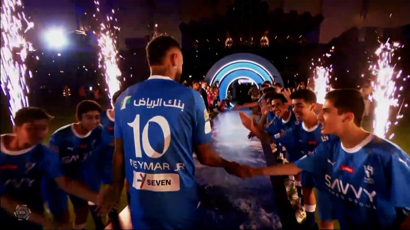 مراسم معارفه نیمار، ستاره جدید الهلال