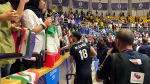 بازیکن تیم والیبال ایران و جشن با همراهی خانواده