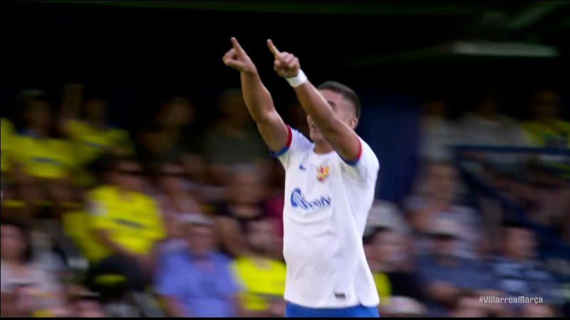 گل سوم بارسلونا به ویارئال توسط فران تورس