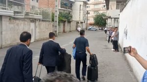 ورود تیم داوران به استادیوم شهید وطنی