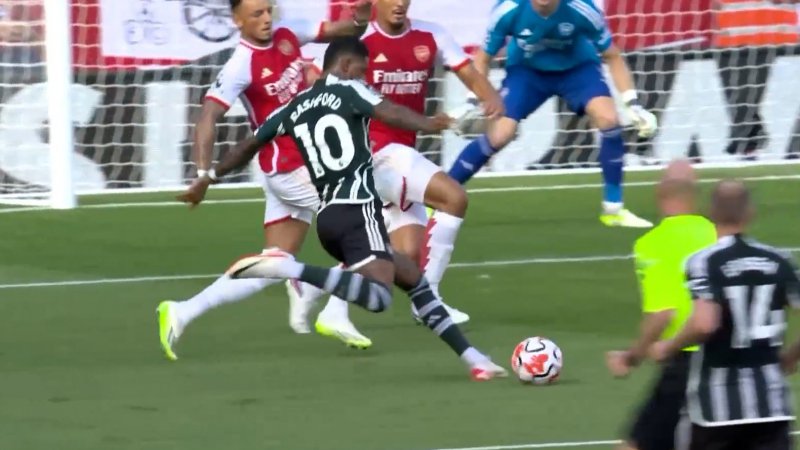 شوت دیدنی رشفورد؛ گل اول منچستریونایتد به آرسنال