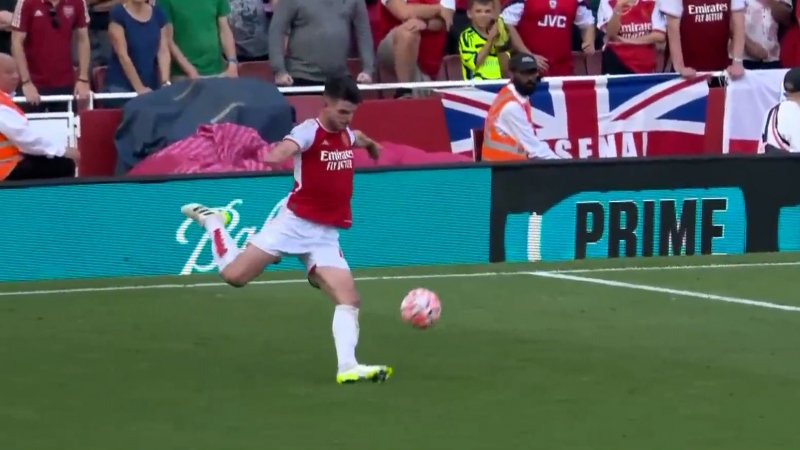 گل دوم آرسنال به منچستریونایتد توسط رایس