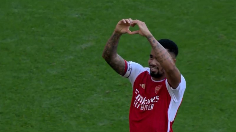 گل سوم آرسنال به منچستریونایتد توسط ژسوس