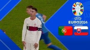 خلاصه بازی اسلواکی 0 - پرتغال 1