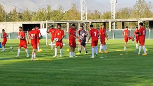 تمرین برخی از بازیکنان تیم ملی زیر نظر حمید مطهری