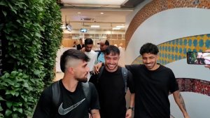 حضور بازیکنان تیم امید در فرودگاه برای سفر به هانگژو