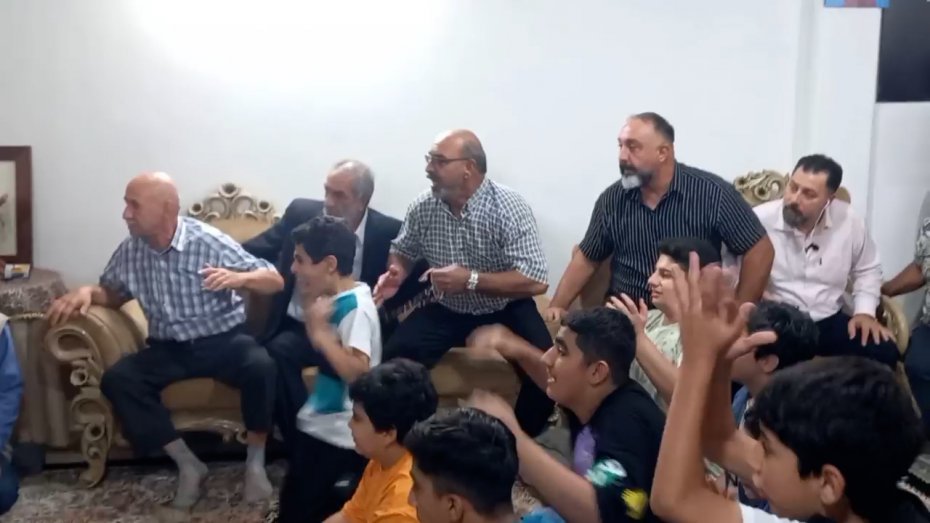 منزل پدری امیرحسین زارع هنگام کسب مدال طلا