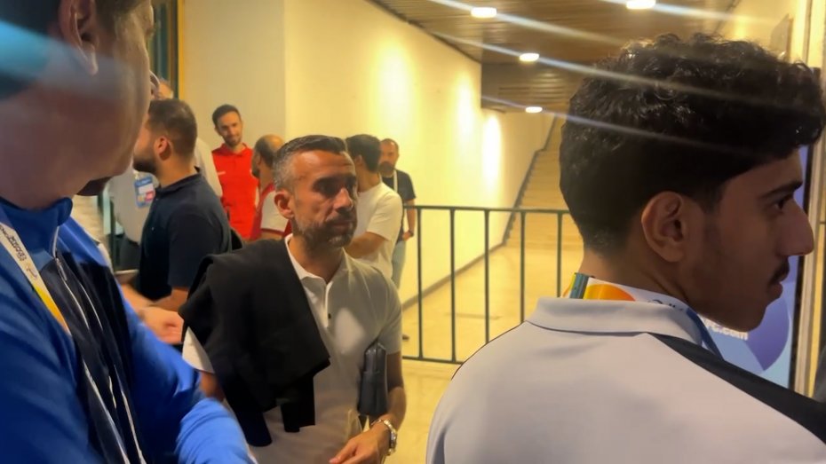 دوست صمیمی رونالدو، نظاره‌گر بازی پرسپولیس و النصر
