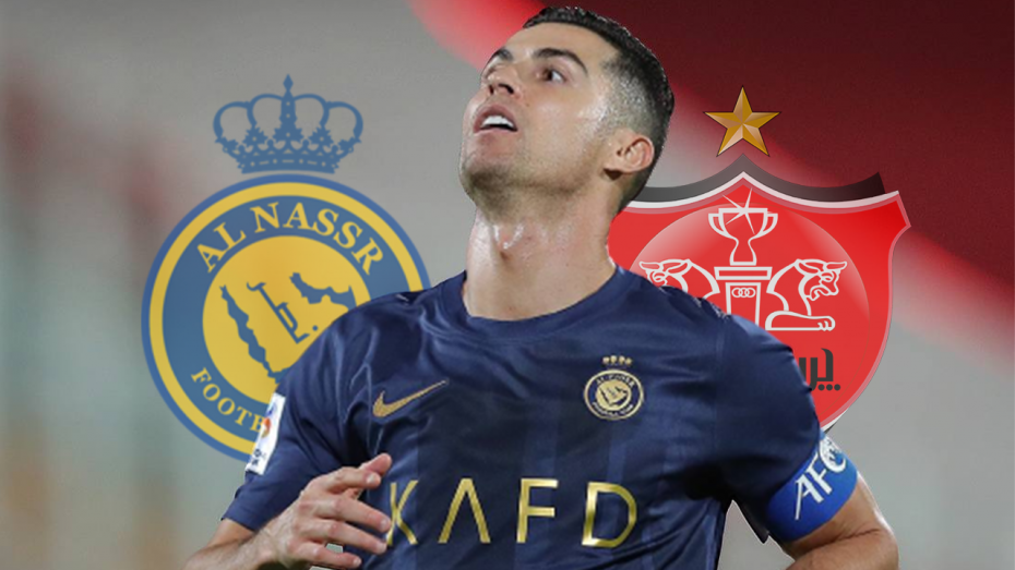 لحظه به لحظه با کریستیانو در بازی با پرسپولیس