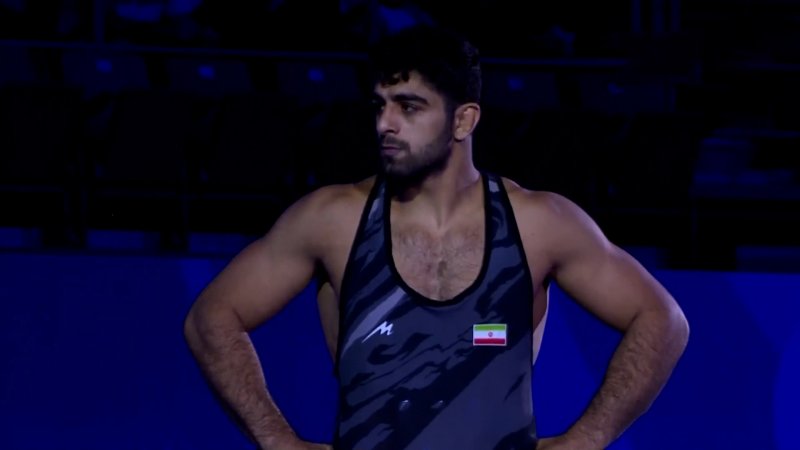 کسب مدال برنز توسط هادی ساروی (97 KG)