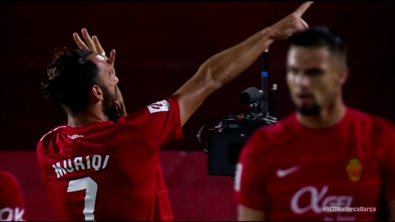 گل اول مایورکا به بارسلونا توسط موریگی