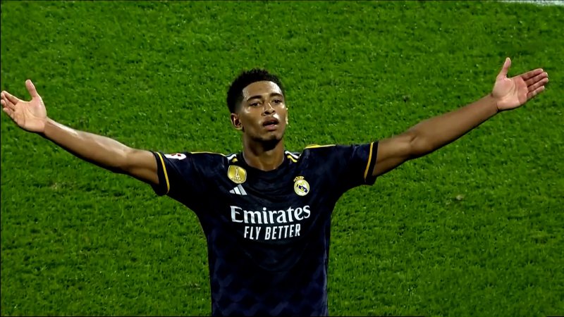 گل سوم رئال مادرید به خیرونا (بلینگام)