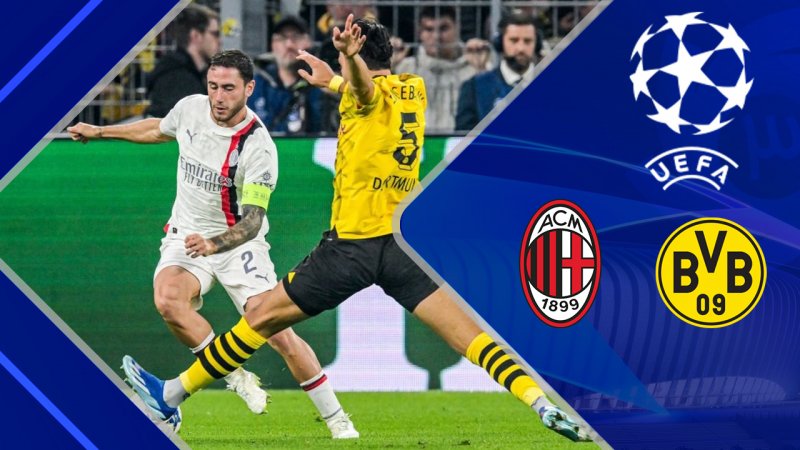 خلاصه بازی دورتموند 0 - آث میلان 0