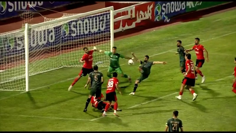 گل دوم شمس آذر به تراکتور (رضایی)