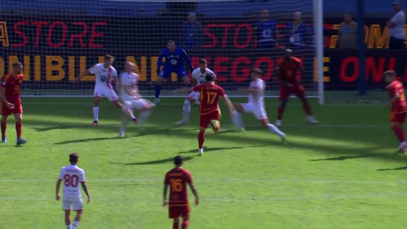 گل اول آاس رم به مونزا  روی ریباند شوت سردار آزمون