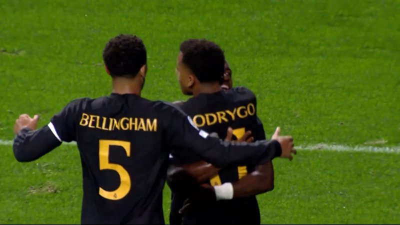 گل اول رئال مادرید به براگا توسط رودریگو