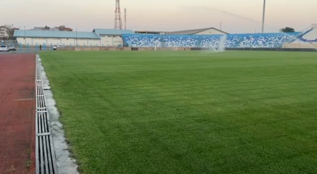 کیفیت مطلوب چمن ورزشگاه قایقران برای میزبانی