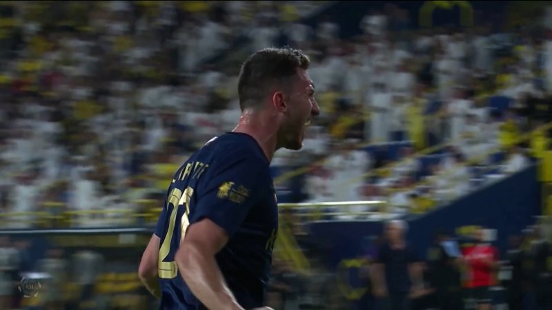 پاس گل رونالدو به لاپورت، گل دوم النصر به الخلیج