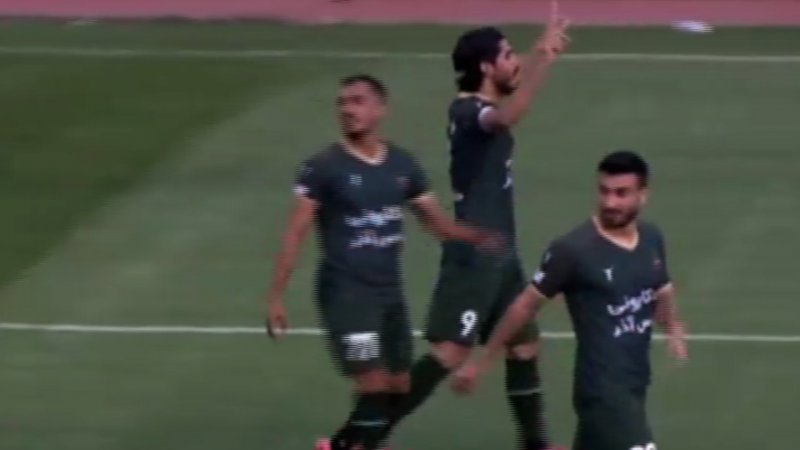 گل اول شمس آذر به پیکان توسط جعفری