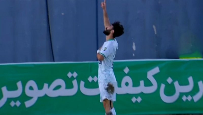 گل دوم ذوب آهن به نساجی توسط یوسفی