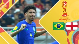 خلاصه بازی نوجوانان انگلیس 1 - نوجوانان برزیل 2