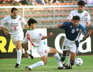 بازی خاطره انگیز ایران - کویت در مقدماتی جام‌جهانی 98