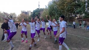 حرکات موزون پس از کسب عنوان قهرمانی لیگ جوانان تهران