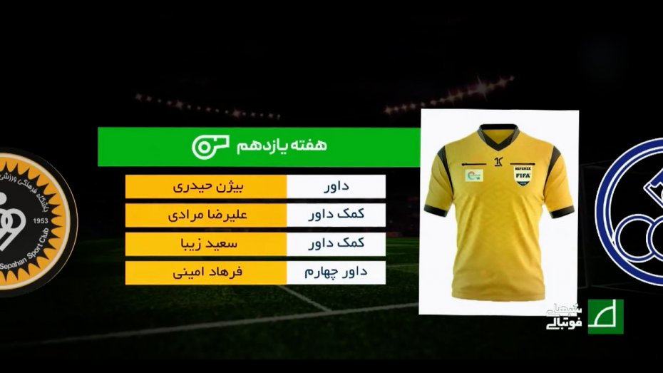 کارشناسی داوری دیدار سپاهان - استقلال خوزستان